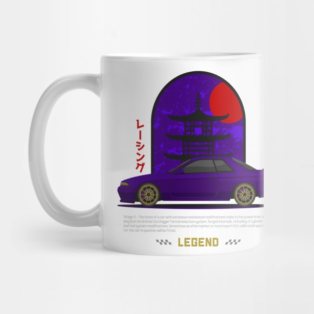 JDM Legend Purple Skyline GTR R32 by GoldenTuners